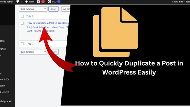 How to Duplicate a Post in WordPress