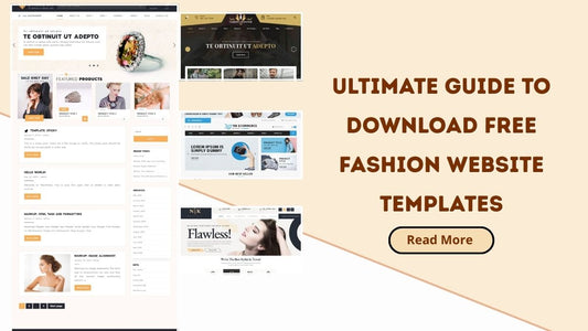 Free Fashion Website Templates