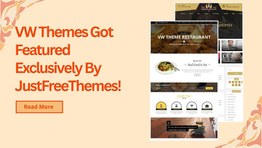 Got Featured By JustFreeThemes