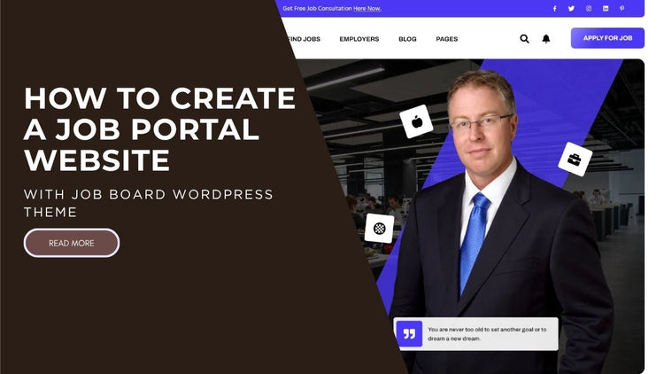 How To Create a Job Portal Website With Job Board WordPress Theme