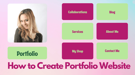 how to create portfolio website