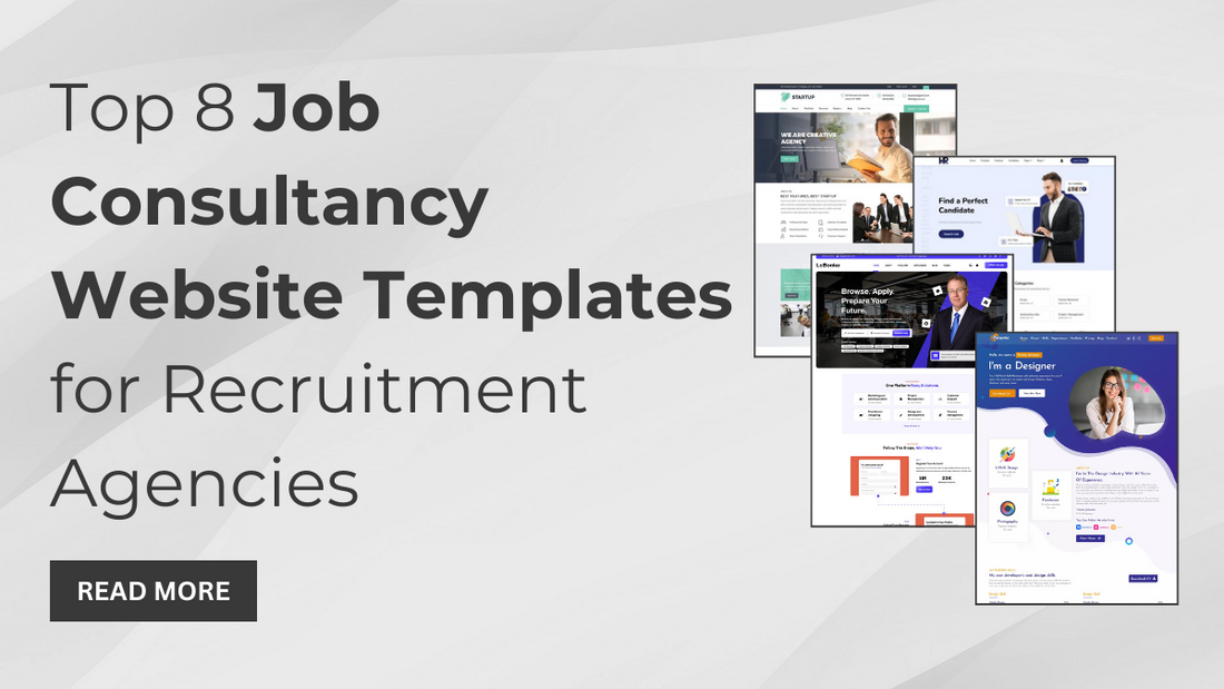 8 Job Consultancy Website Templates for Recruitment Agencies