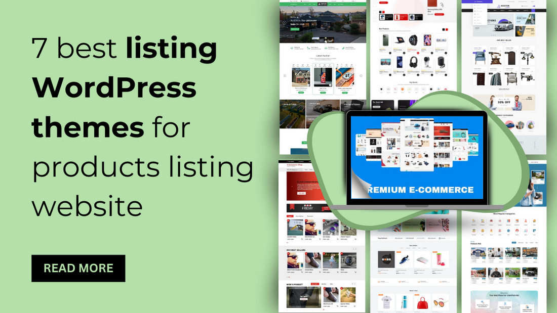 7 best listing WordPress themes for products listing website