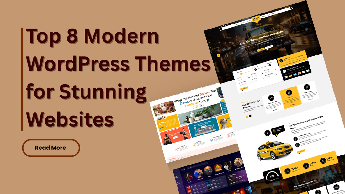 Top 8 Modern WordPress Themes for Stunning Websites