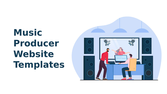 Music Producer Website Templates
