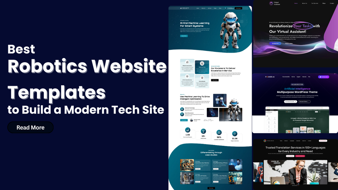 Robotics Website Templates