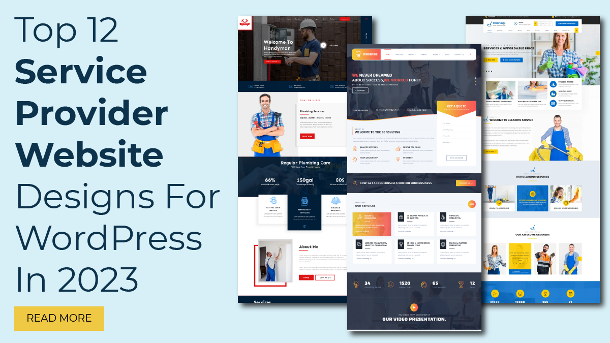 Provider Website Examples Top 12 Service Provider Website Designs For WordPress In 2024