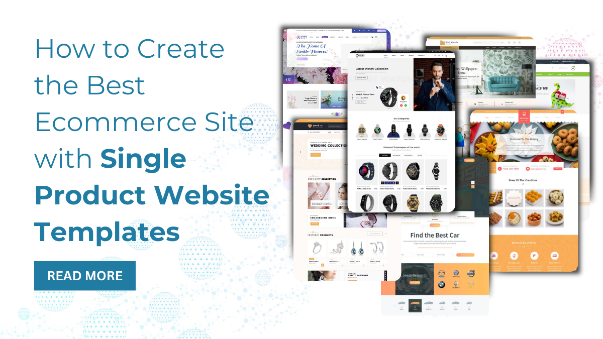 Simple Product Website Layout Creating E-commerce Site with Single Product Website Templates