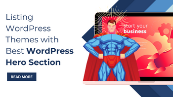 Listing WordPress Themes with Best WordPress Hero Section