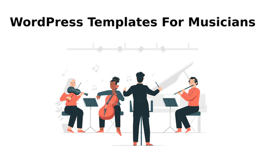 wordpress templates for musicians