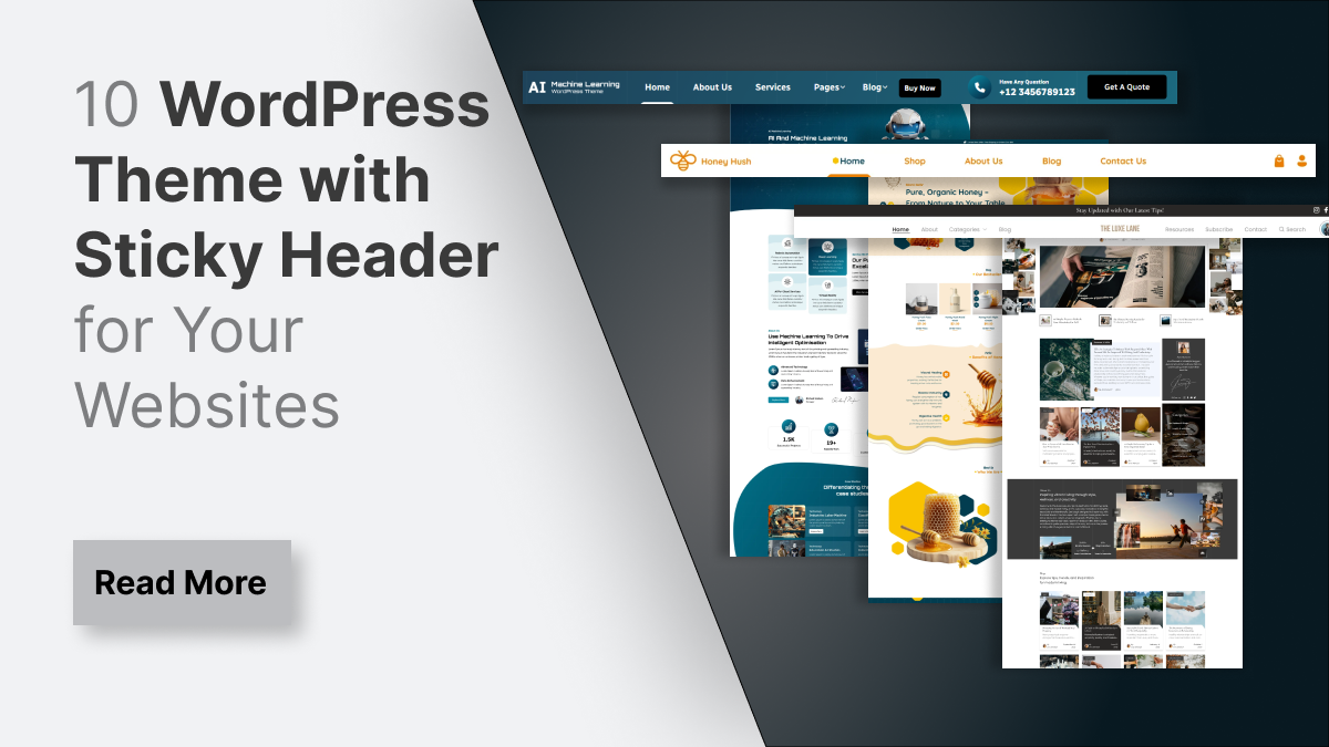 Sticky Header Example 10 WordPress Theme with Sticky Header for Your Websites