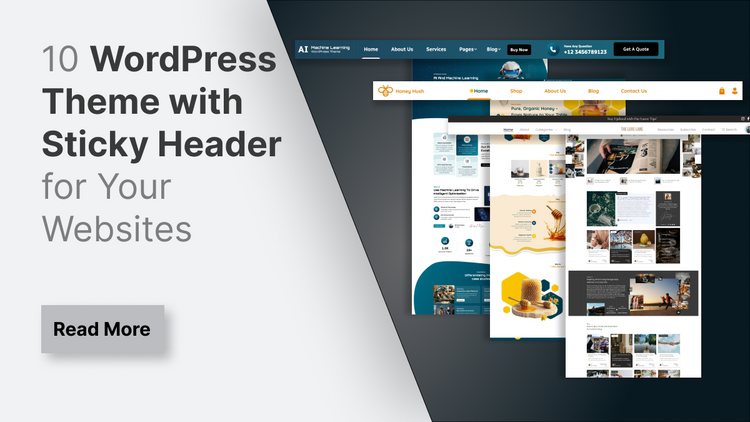 Sticky Header Images 10 WordPress Theme with Sticky Header for Your Websites