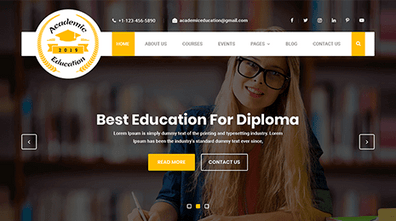 Academic WordPress Theme Thumbnail