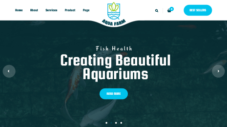 Free Aquarium WordPress Theme Thumbnail 