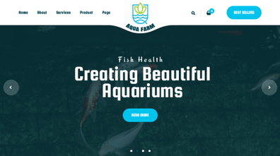 Aquarium WordPress Theme Thumbnail