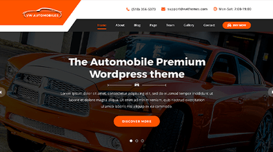 Automobile WordPress Theme Thumbnail
