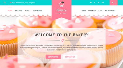 Free Ice Cream WordPress Theme Thumbnail