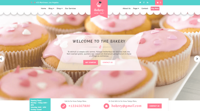 Free Bake Shop WordPress Theme Thumbnail