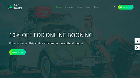Free Towing WordPress Theme Thumbnail 