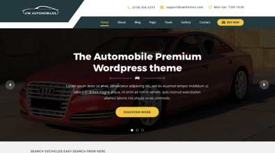 Free Car Dealer WordPress Theme Thumbnail