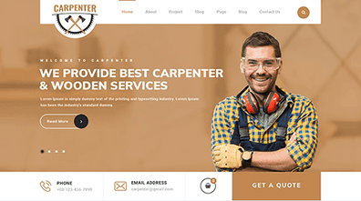 Free Furniture WordPress Theme Thumbnail