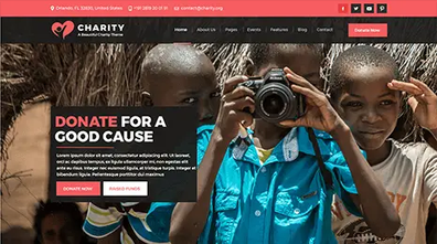 Fundraising WordPress Theme Thumbnail