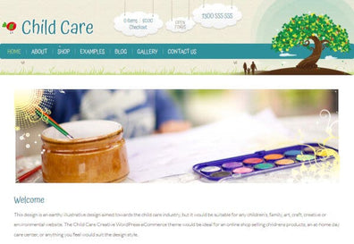 Free Childcare WordPress Theme Thumbnail