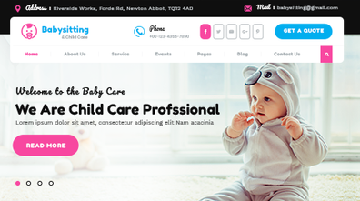 Childcare WordPress Theme Thumbnail