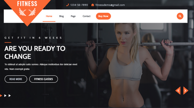 Free Athlete WordPress Theme Thumbnail