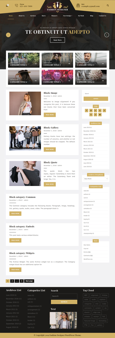 Free Western WordPress Theme Thumbnail