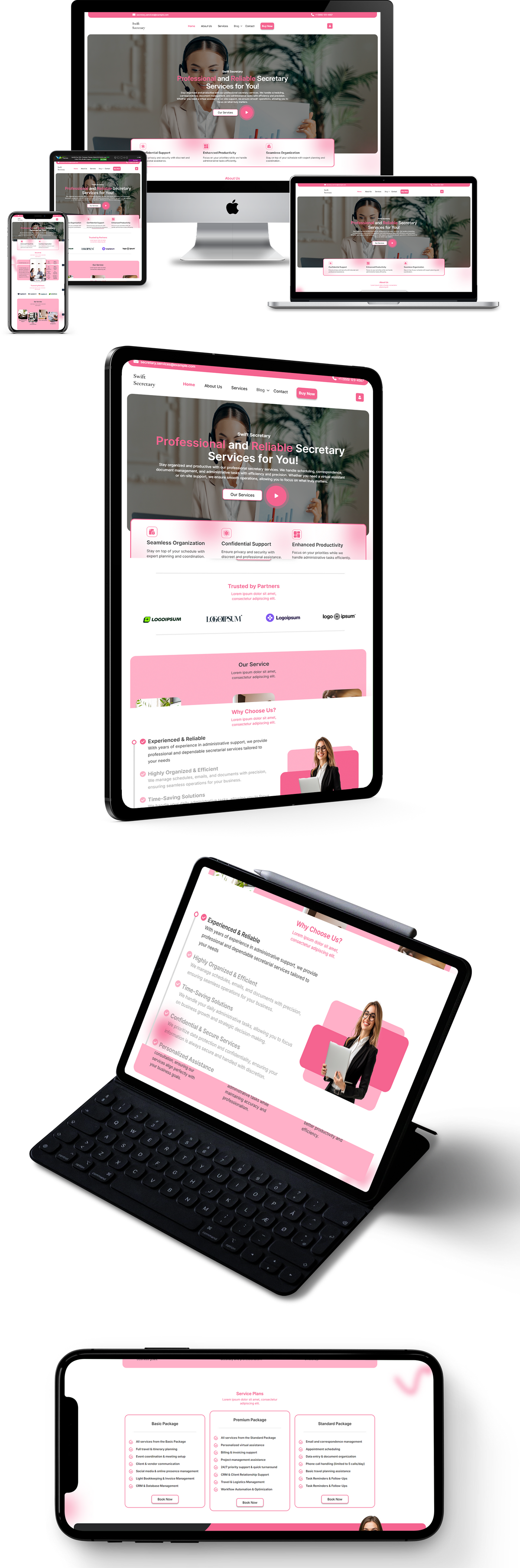 Secretary Wordpress Theme