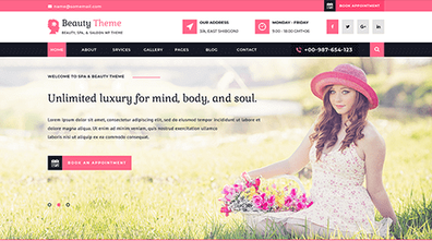 Hair Salon WordPress Theme Thumbnail