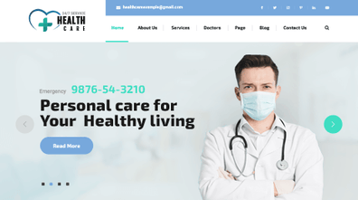 Free Healthcare WordPress Theme Thumbnail