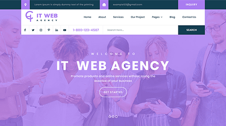 Free IT Solution WordPress Theme Thumbnail 