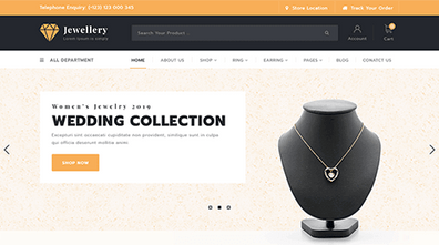 Jewellery WordPress Theme Thumbnail