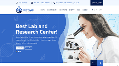 Diagnostic Lab WordPress Theme Thumbnail