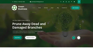 Free Greenhouse WordPress Theme Thumbnail