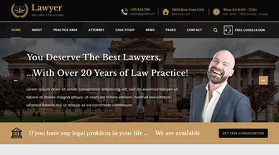 Court Room WordPress Theme Thumbnail