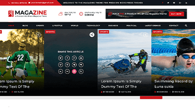 Comic Book WordPress Theme Thumbnail