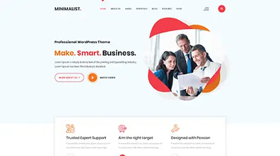 Minimalist WordPress Theme Thumbnail
