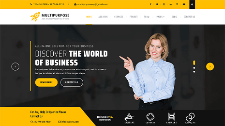 Free Clean Multipurpose WordPress Theme Thumbnail 