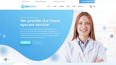 Optician WordPress Theme Thumbnail