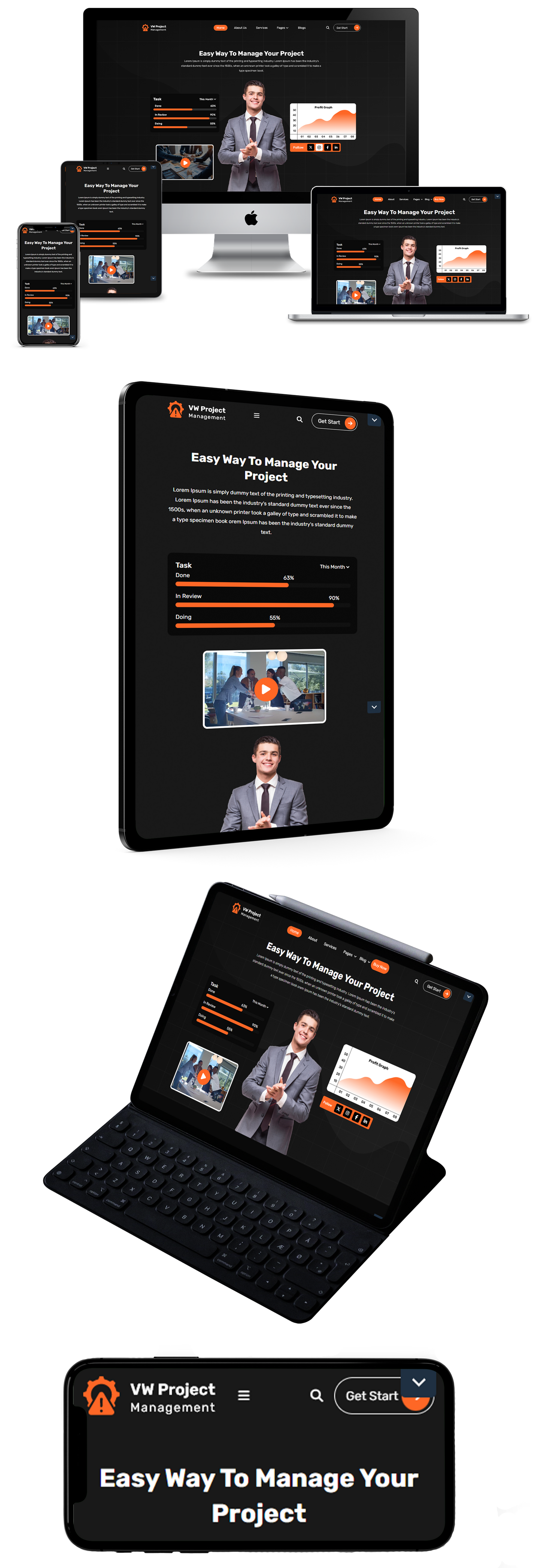 Project Management WordPress Theme For Better Team Collab