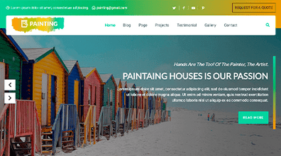 Free Art Gallery WordPress Theme Thumbnail