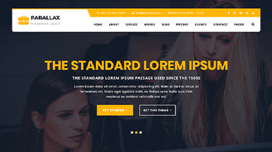 Parallax WordPress Theme Thumbnail