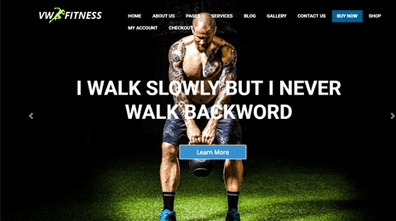 Free Fitness WordPress Theme Thumbnail