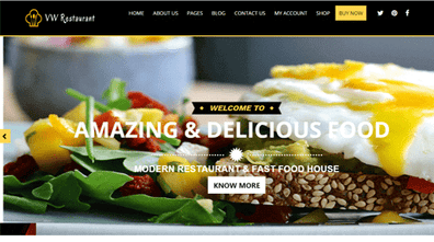 Food WordPress Theme Thumbnail