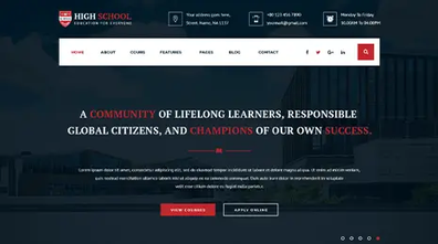 School WordPress Theme Thumbnail