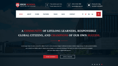 Free WordPress School Theme Thumbnail