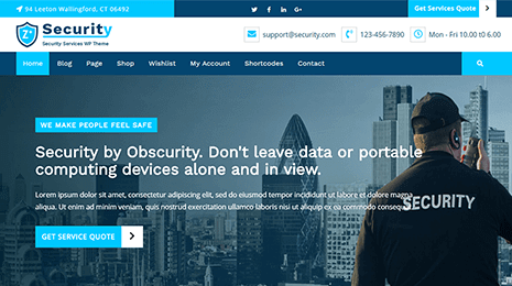 Free CCTV WordPress Theme Thumbnail 
